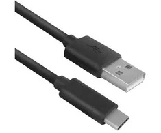 ACT USB 2.0 jungiamasis kabelis, A tipo kištukas - C tipo kištukas, 1 metras, užsegamas maišelis