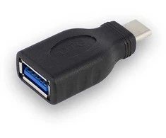 ACT USB 3.1 adapter USB C male - USB A female. Type: USB 3.1 adapter USB C male - USB A female - USB 3.1 C - USB 3.1 A - Männlich/Weiblich - Juodas (SB0037)