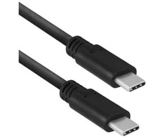 ACT USB 3.2 Gen1 jungiamasis kabelis, C tipo kištukas - C tipo kištukas, 2 metrai, užsegamas maišelis