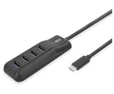 ACT USB-C šakotuvas 3.0, 4 prievadų USB-A (AC6420)