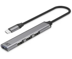 ACT USB-C šakotuvas, 3x USB-A 2.0 ir 1x USB-A 3.0 (AC6425)