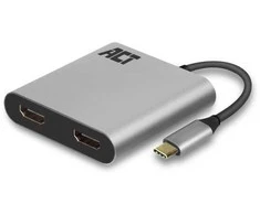 ACT USB-C adapteris dviem monitoriams (2 x HDMI) MST
