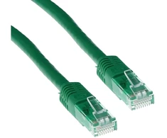 ACT Žalias 2 metrų LSZH U/UTP CAT6A tinklo kabelis su RJ45 jungtimis. Cat6a u/utp lszh žalias 2.00m (IB1402)