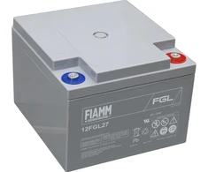 ACTEC 10 metų Fiamm švino baterija 12 V/27 Ah ilgo naudojimo