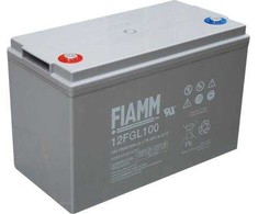 ACTEC Fiamm švino rūgšties akumuliatorius 12 V / 100 Ah. Ilgo tarnavimo laiko 10 metų versija. Su sriegiu į akumuliatorių (M6) (I x P x A) 329 x 172 x 214 mm