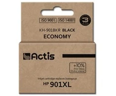 Actis KH-901BKR rašalas (pakeičia HP 901XL CC656AE standartinį 20 ml juodą rašalą), standartinis našumas, pigmentinis rašalas, 20 ml, 1 vnt., vienos pakuotės pakuotė