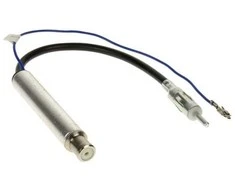 ACV 1500-03, adapteris, juodas, metalinis, ISO(f) > DIN(m), 1 vnt., Audi A2 (8Z) 1999-11-07* Audi A3 (8L) 2000-06-05-2003 Audi A3 (8P) 2003-03-04*...