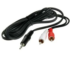 ACV Adapterio laidas 3,5 mm minijack į Phono 1,5 metro