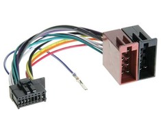 ACV 453023 - Radio adapter cable - Pioneer ISO 16-pin - Juodas - Raudona
