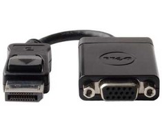 AV adapteris Dell DisplayPort - D-Sub (VGA), juodas (DisplayPort į VGA adapteris)