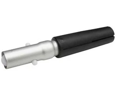 Adapteris Vikan 15.5x2.6x2.6 cm juodas aliuminio/PP