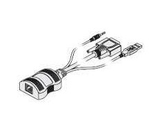 Adder Papildomas USB prieigos modulio jungiklis