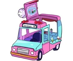 Adopt Me – Svarbi transporto priemonė – Ledų sunkvežimis (243-0147)