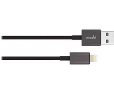 Aevoe „Moshi Lightning“ – USB, 1 m, „Lightning“, USB A, juodas, USB 2.0, „Phone 5“, „iPod touch“ (5-osios kartos), „iPod nano“ (7-osios kartos), „iPad“ (4-osios kartos), „iPad mini“