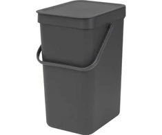Šiukšliadėžė, Brabantia „Sorti &amp; Go“, pilka, plastikinė