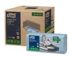 Tork Tvirtas W4 rankšluostis 1 sluoksnio 415x355 mm, mėlynas, 4 pakuotės po 105 vnt./dėžėje