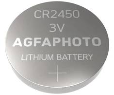 AgfaNuotrauka 150-803258, Vienkartinė baterija, CR2450, Ličio, 3 V, 5 vnt., Sidabrinė