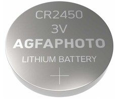 AgfaNuotrauka 150-803258, Vienkartinė baterija, CR2450, Ličio, 3 V, 5 vnt., Sidabrinė