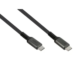 Alcasa Kabelis USB Digitus GoodConnections USB-C 2.0 (ST-ST) 0,5m Kabelis połączeniowy su tkaniny antracytowy