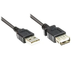 Good Connections Geros jungtys Geros jungtys USB2.0 Verlängerung A-St.-A-Bu. 0,15 m