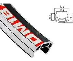 Alexrims Obręcz mtb DM18 26''x32otw. bok CNC kapslowana juoda (ALX-DM1832)