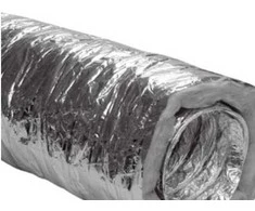 Alnor Garso izoliacinė žarna Ø160 - su garų barjeru ir 50 mm izoliacija. Ilgis: 10 m.