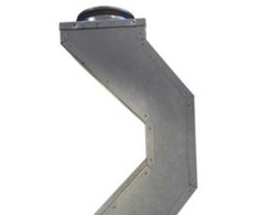 Alnor Alkūnė Ø125 - alkūnė Ø125. 145 mm x 145 mm