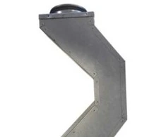 Alnor lenktas Ø160 - lenktas Ø160. 180 mm x 180 mm