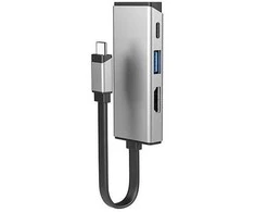 Alogic Alogic Adapteris 3 in 1 USB-C -> HDMI/USB-A/100W PD
