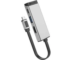 Alogic Alogic Adapteris 3 in 1 USB-C -> HDMI/USB-A/100W PD