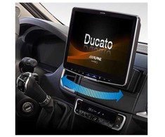 Automagnetola Alpine „Halo11 iLX-F115D“ komplektas, skirtas „Fiat Ducato 8“