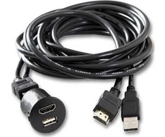 Alpine USB/HDMI atmintinė su laidu