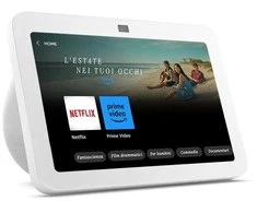 „Amazon“ – „Echo Show 8“ (3 kartos) – „Smart HD“ jutiklinis ekranas su 3D garsu, išmaniųjų namų koncentratorius ir „Alexa“ – Baltas