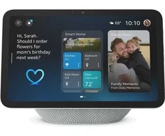 Amazon Echo Show 8, Amazon Alexa, Stačiakampis, Balta, Ledyno baltumo, Anglų, Ispanų, 22,1 cm (8,7")
