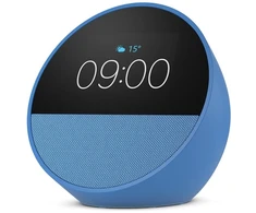 Amazon Echo Spot, Amazon Alexa, Apvalus, Mėlyna, 7,19 cm (2,83"), 320 x 240 taškų, MediaTek