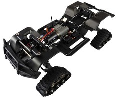 Amewi Amewi RC automobilis, modelis Amxrock Rcx8Pt, mastelio vikšrinis pikapas, 1:8 Rtr žalias, šlifuotas, 2,4 GHz