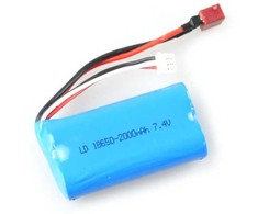 Amewi Priedai do akumulatorów LiPo 2S 7,4V 2000mAh T-Stecker