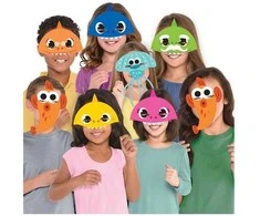 Riethmuller Europe Baby Shark masker, 8 stk.