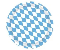 Amscan Bavariška lėkštė, 23 cm