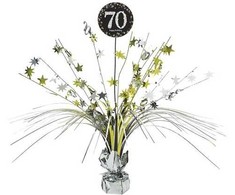 Amscan Bordpynt 70 år Sparkling