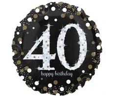 Riethmuller Europe Folie ballon 40 år Sparkling