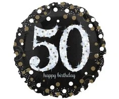 Riethmuller Europe Folieballon 50 år Sparkling