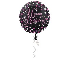 Amscan Folieballon Rožinė Sparkling