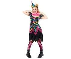 Riethmuller Europe „Funhouse“ neoninio klouno kostiumas