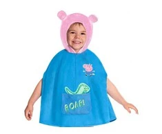 Peppa Pig Riethmuller Europe George'o Cape'o vaikiškas kostiumas 4-6 metų amžiaus