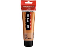 Artequipment Farba akrylowa TALENS AMSTERDAM 120ml 803 - DEEP GOLD uniw