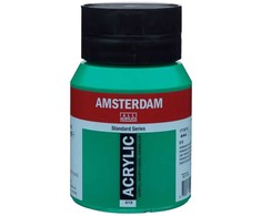 Akrilinė dažai - Tamsiai žalias - 619 - Amsterdam - 500ml puodas