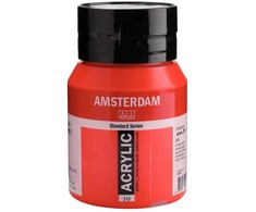 Akrilinė dažai - ROYAL TALENS - AMSTERDAM - Karmininė raudona - 500ml - Mišinys