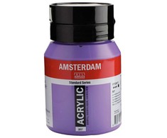 Akrilinė dažai - Amsterdame - 500ml - Violetinė spalva - Aukštas atsparumas šviesai - Ilgaamžis