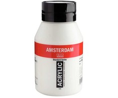 Artequipment TALENS AMSTERDAM COLOUR ACRYLIC 1000ml TITANIUM Baltas uniw